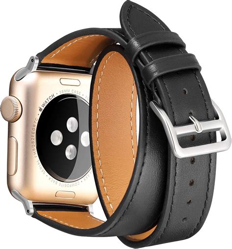 Missair Leather Band Compatible with Apple Watch Bands 38mm 